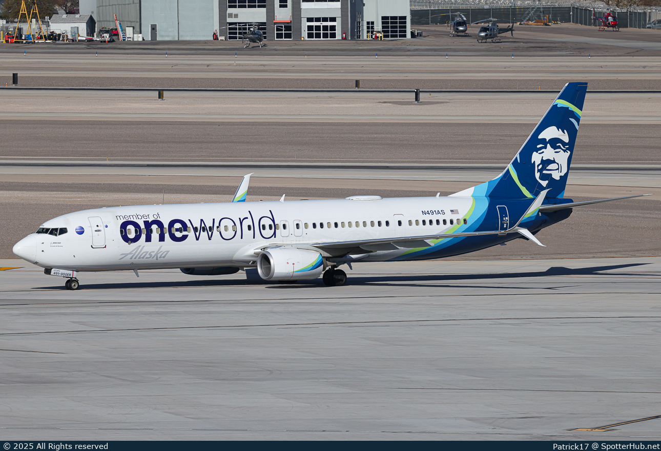 Photo of N491AS - Boeing 737-990(ER) operated by Alaska Airlines