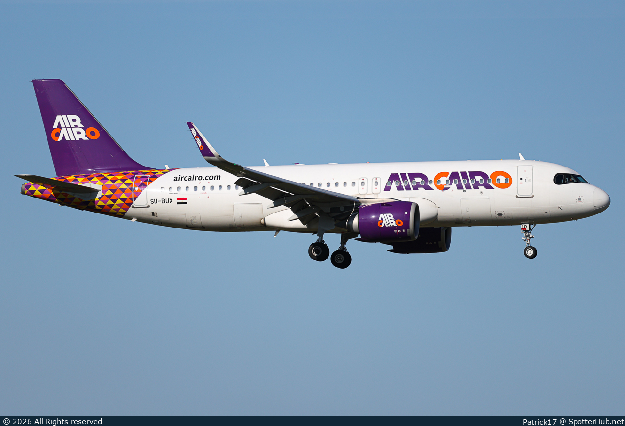 Photo of SU-BUX - Airbus A320-251N operated by Air Cairo