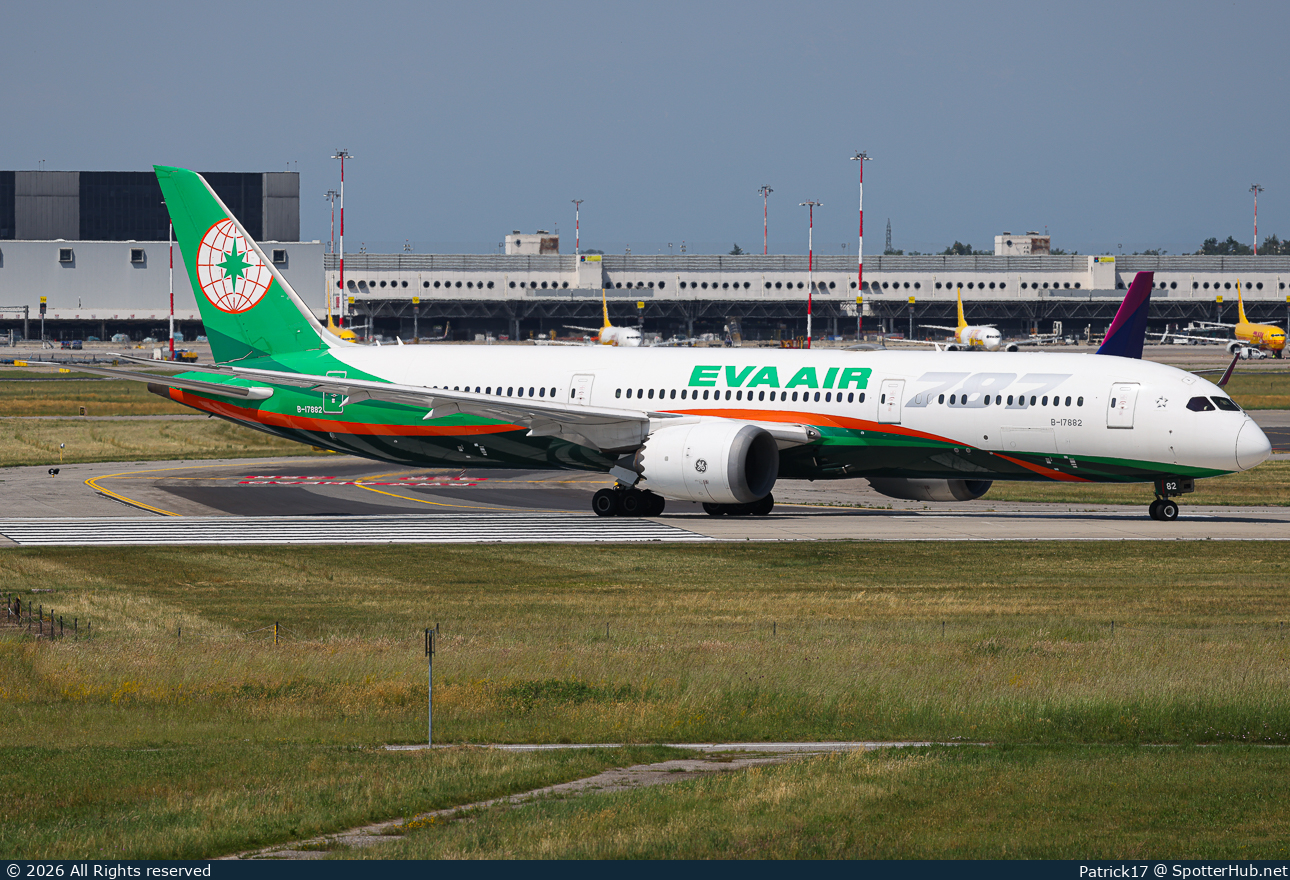 Photo of B-17882 - Boeing 787-9 Dreamliner operated by EVA Air