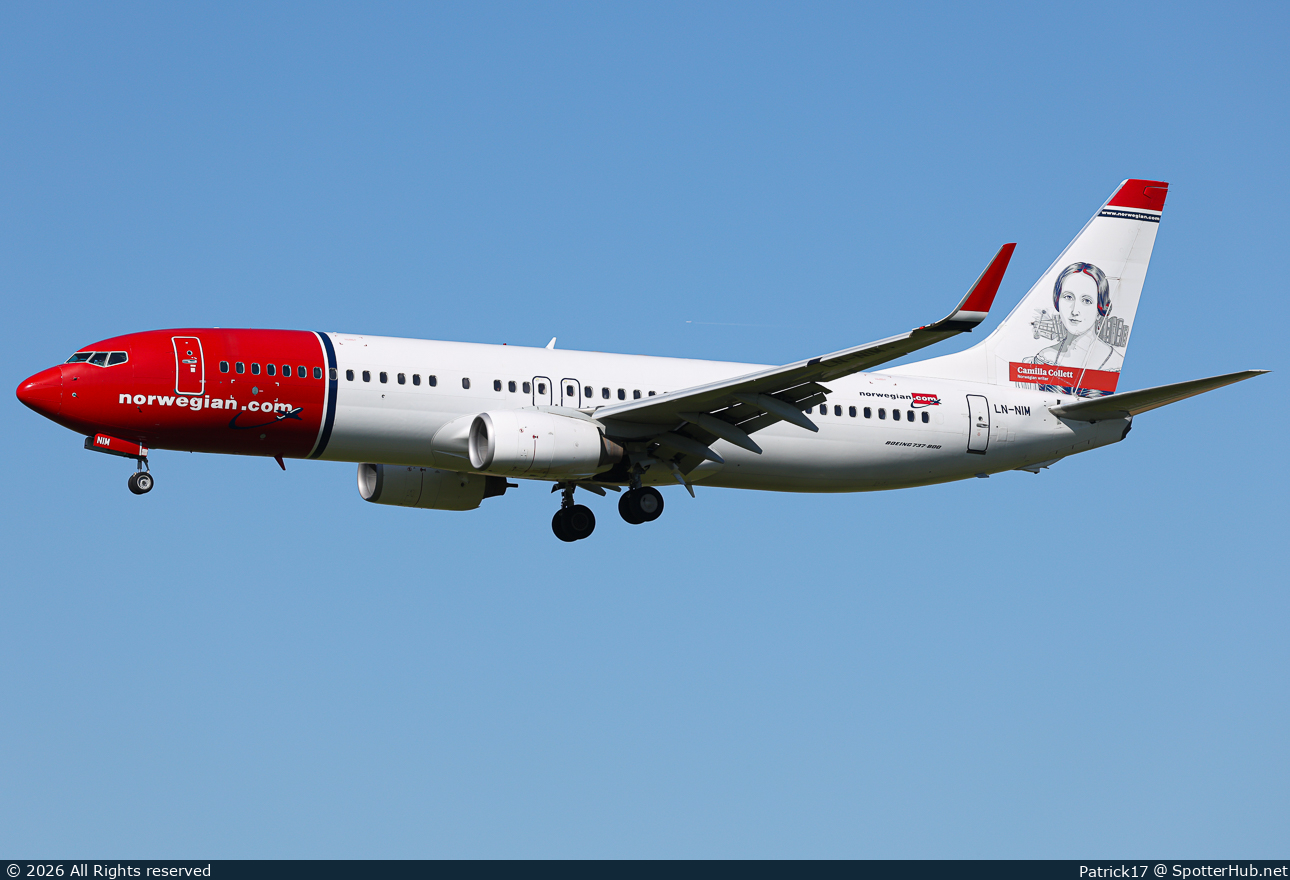 Photo of LN-NIM - Boeing 737-8KN operated by Norwegian Air Shuttle