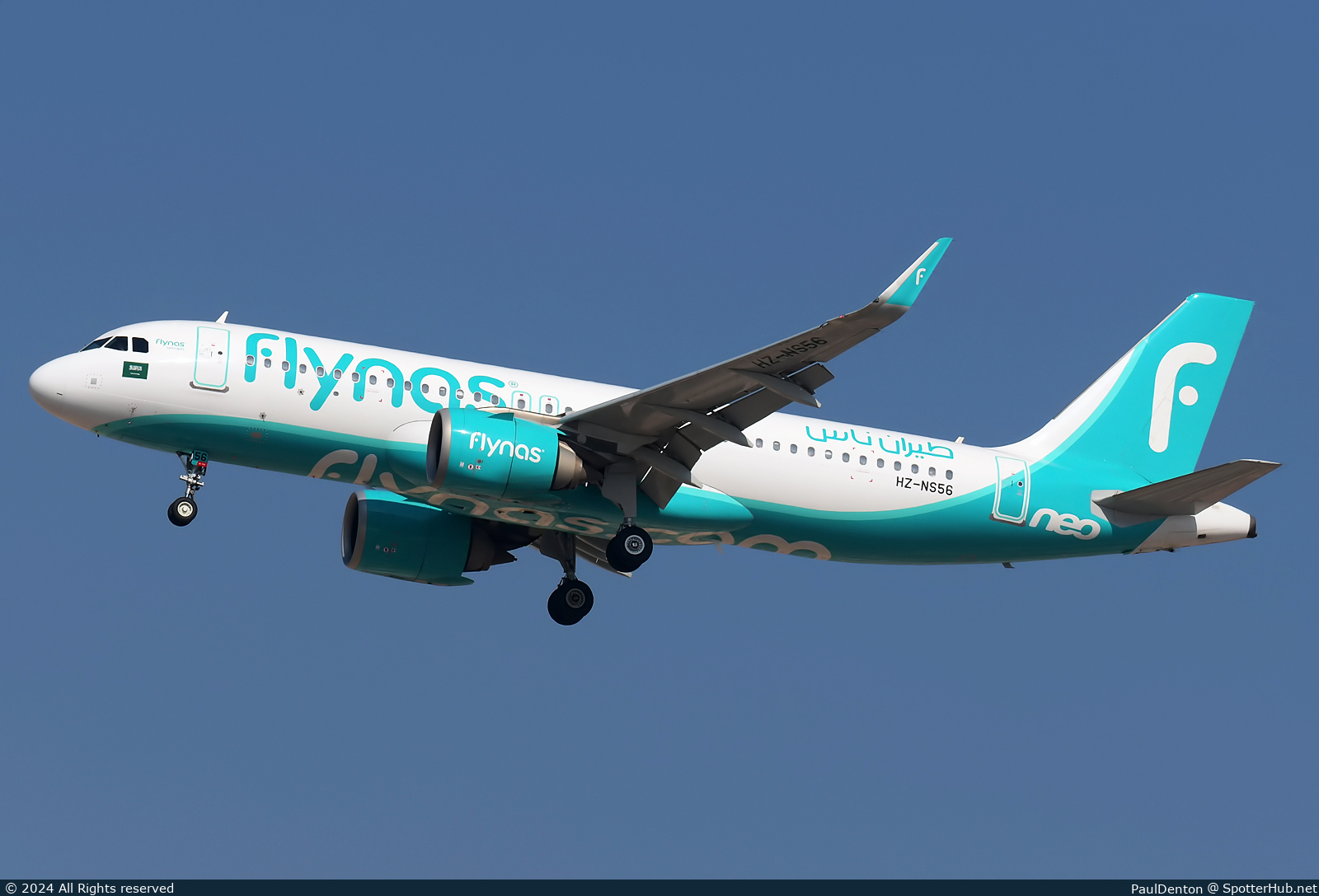 Photo of HZ-NS56 - Airbus A320-251N operated by Flynas