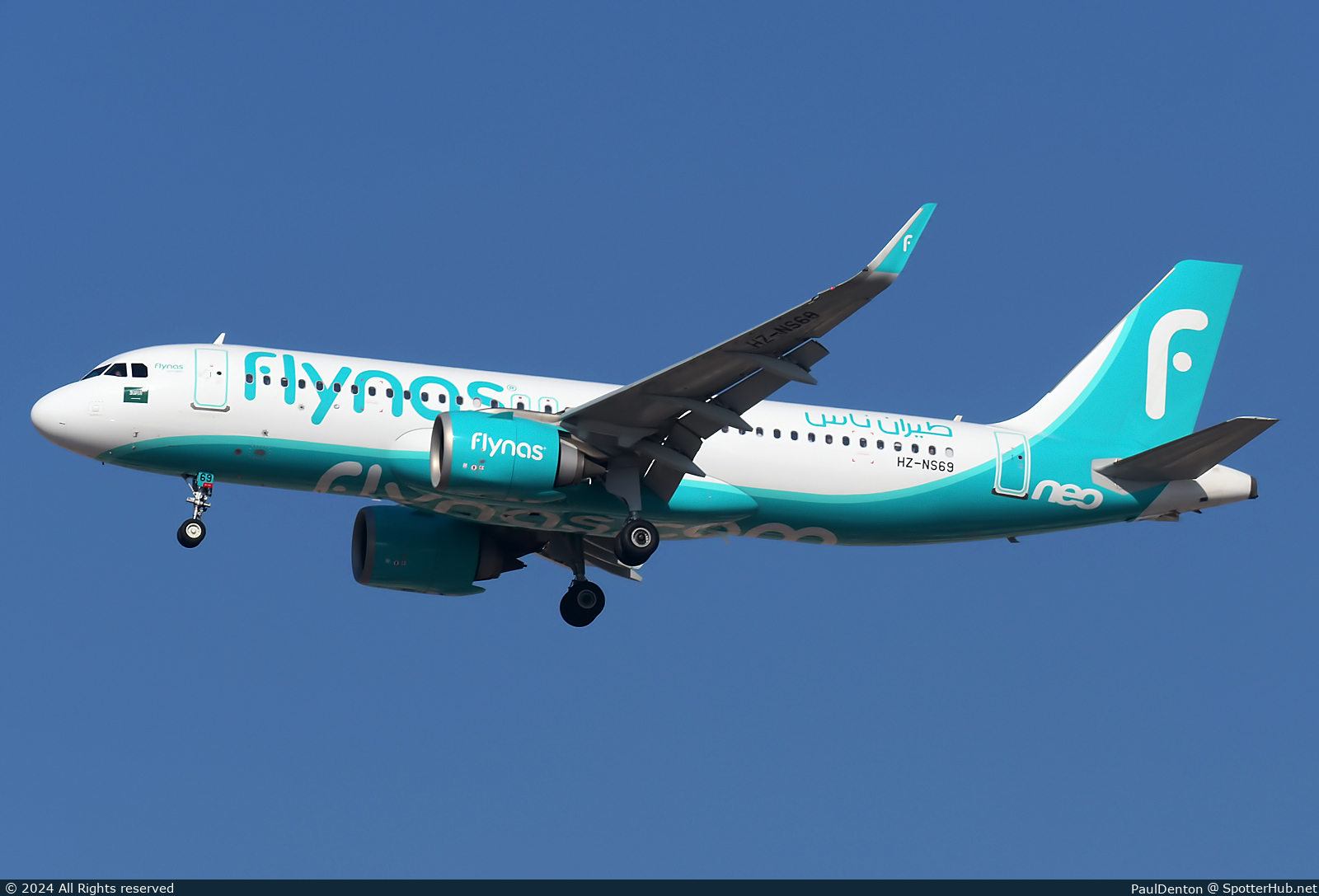 Photo of HZ-NS69 - Airbus A320-251N operated by Flynas
