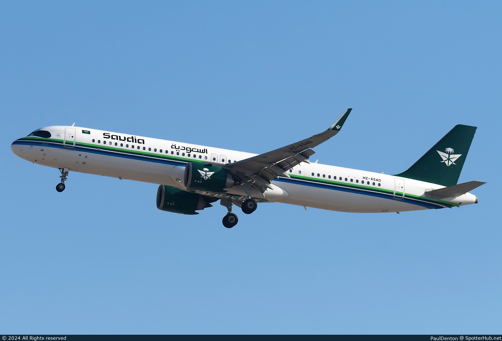 Photo of HZ-ASAD - Airbus A321-251NX operated by Saudia