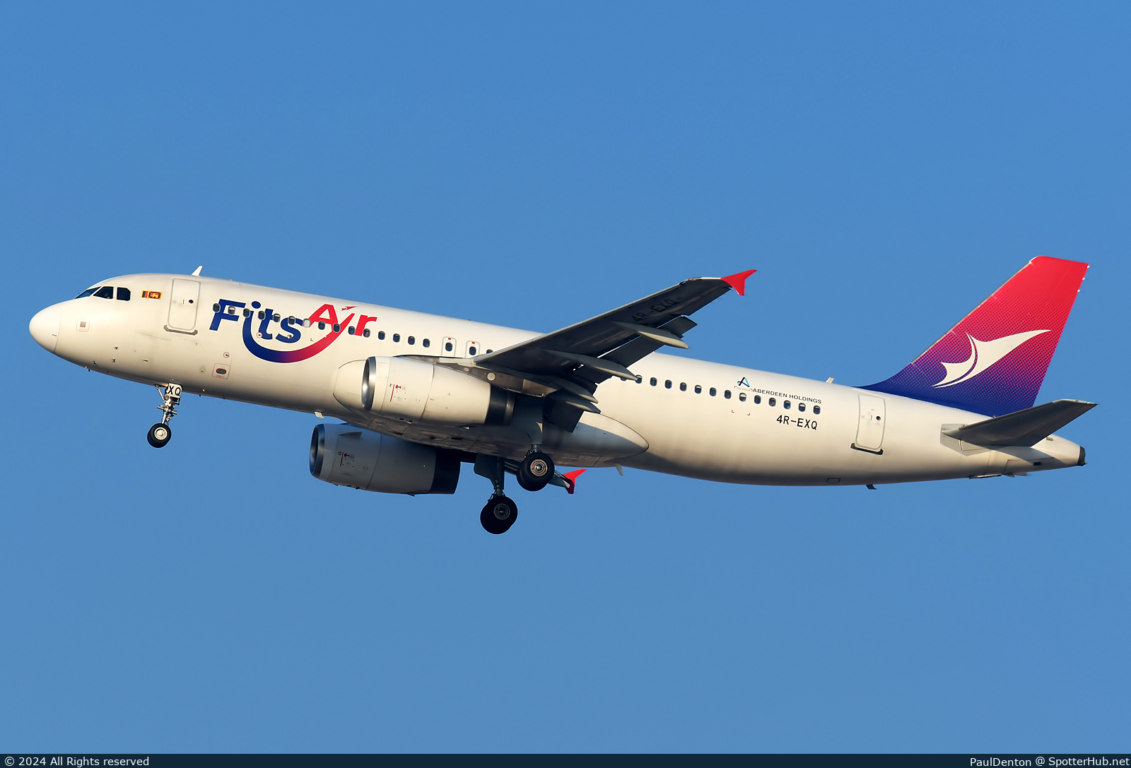 Photo of 4R-EXQ - Airbus A320-232 operated by FitsAir