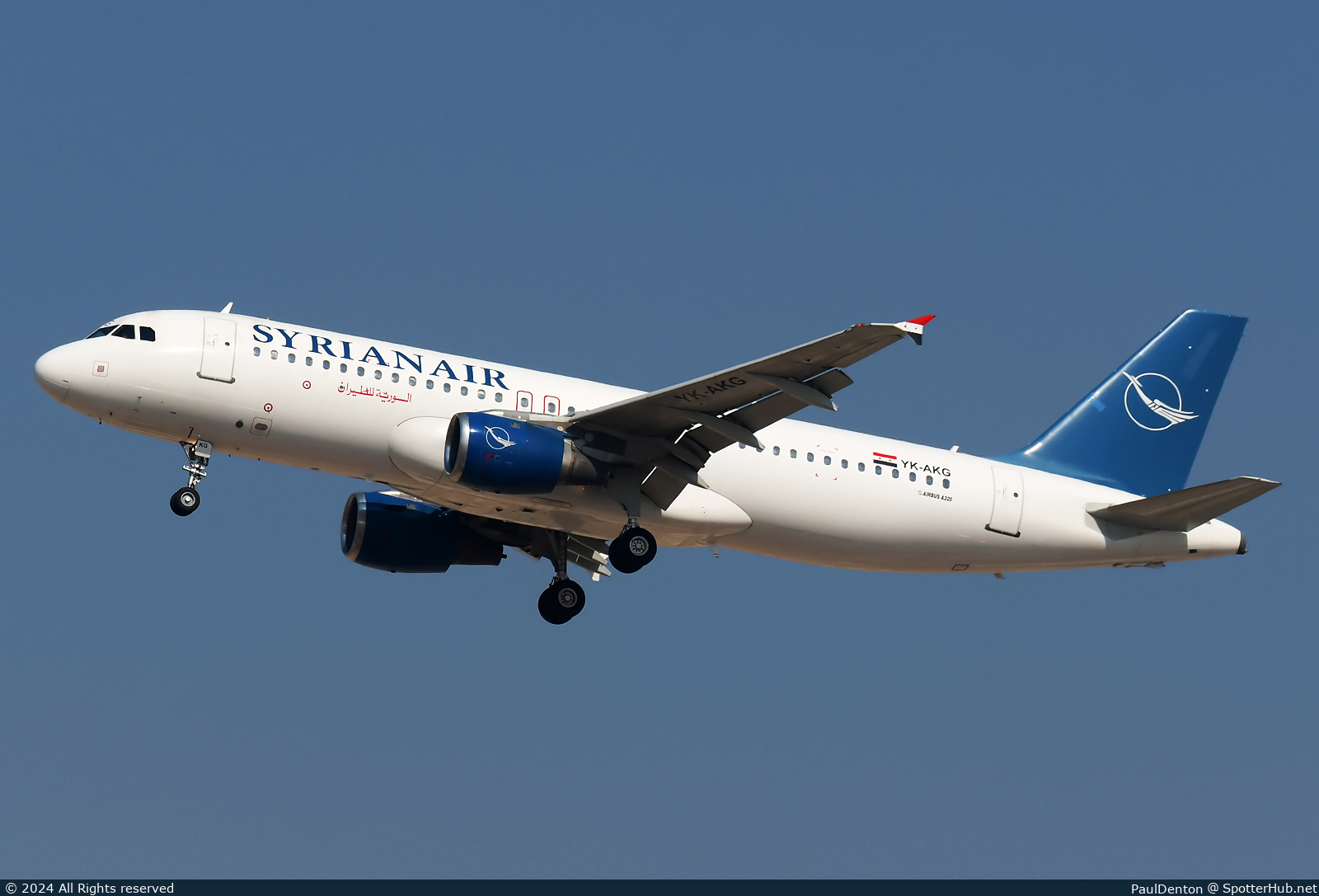 Photo of YK-AKG - Airbus A320-212 operated by Syrian Air
