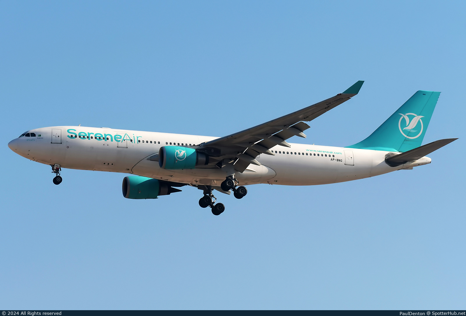 Photo of AP-BNG - Airbus A330-203 operated by SereneAir