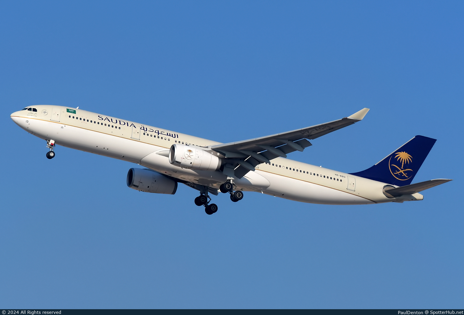 Photo of HZ-AQ13 - Airbus A330-343 operated by Saudia