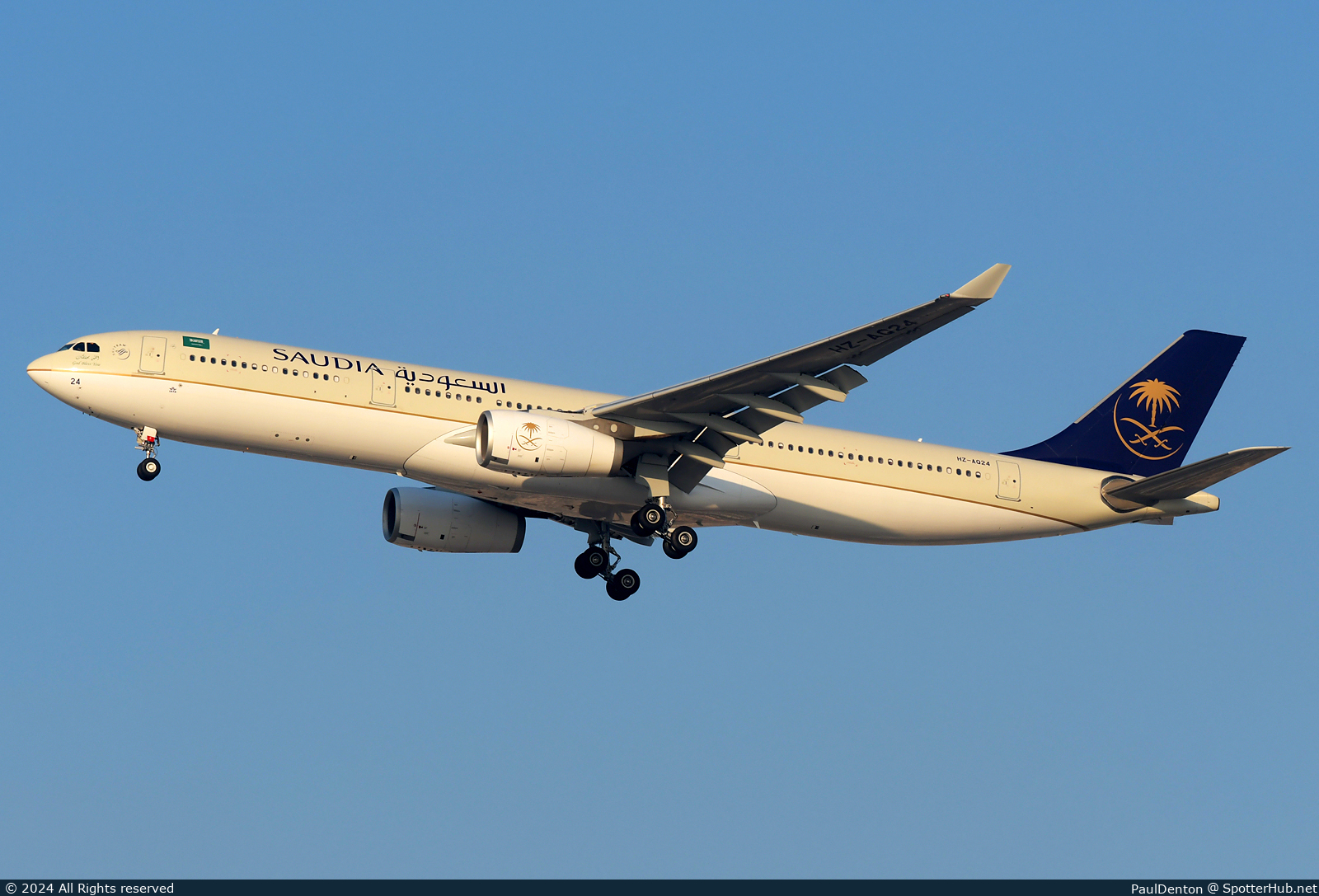 Photo of HZ-AQ24 - Airbus A330-343 operated by Saudia