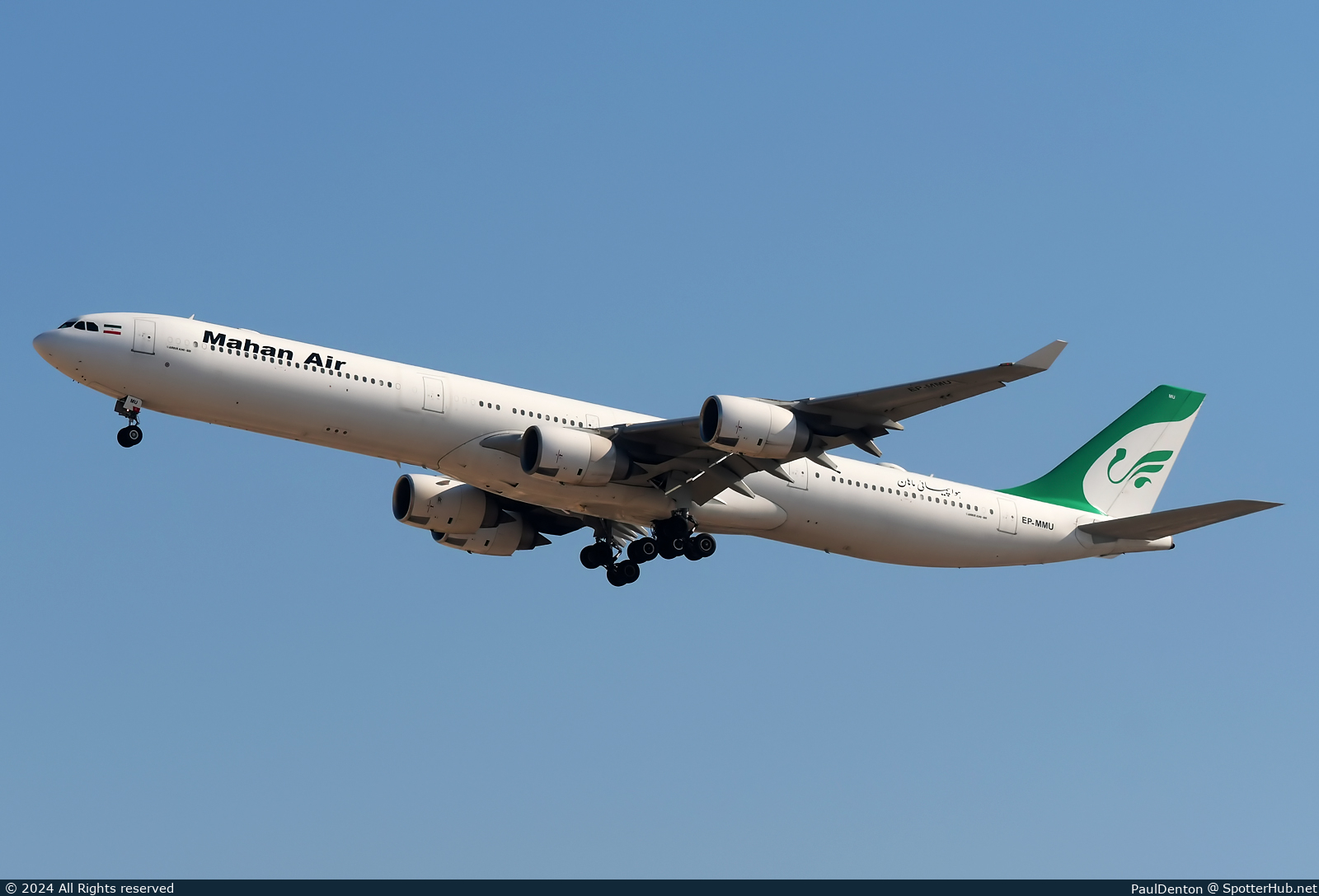 Photo of EP-MMU - Airbus A340-642 operated by Mahan Air
