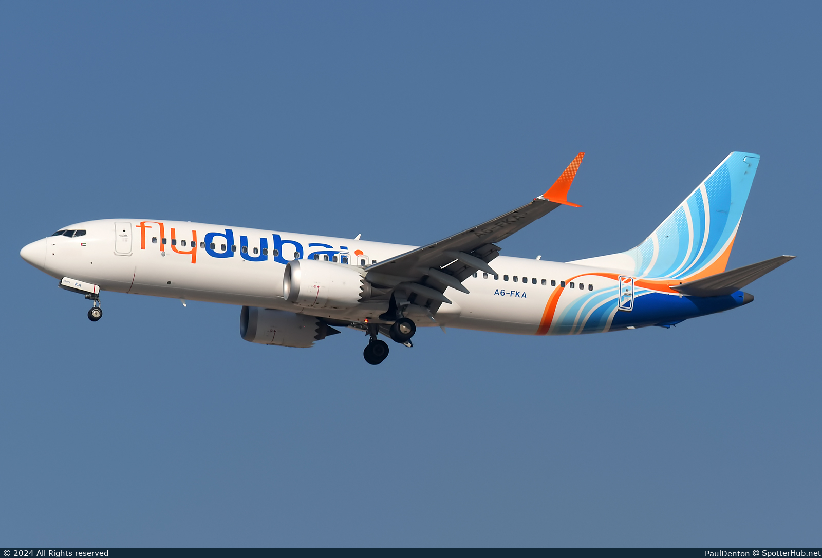 Photo of A6-FKA - Boeing 737 MAX 8 operated by flydubai