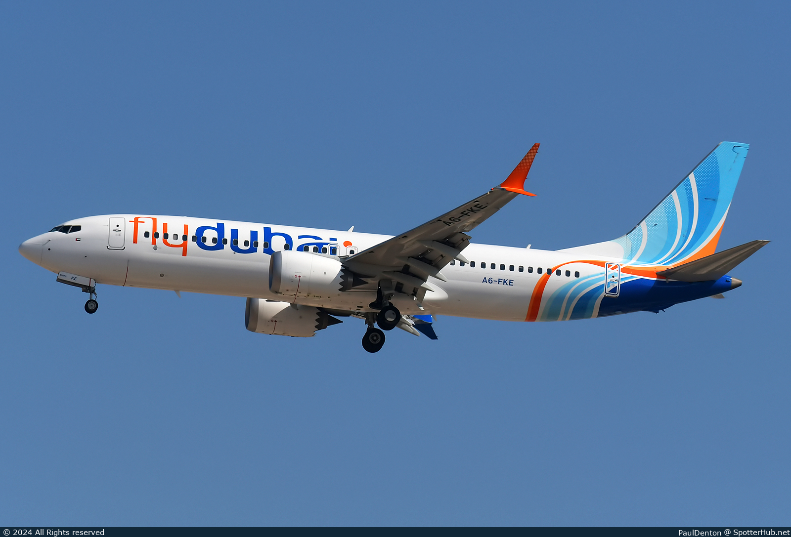 Photo of A6-FKE - Boeing 737 MAX 8 operated by flydubai
