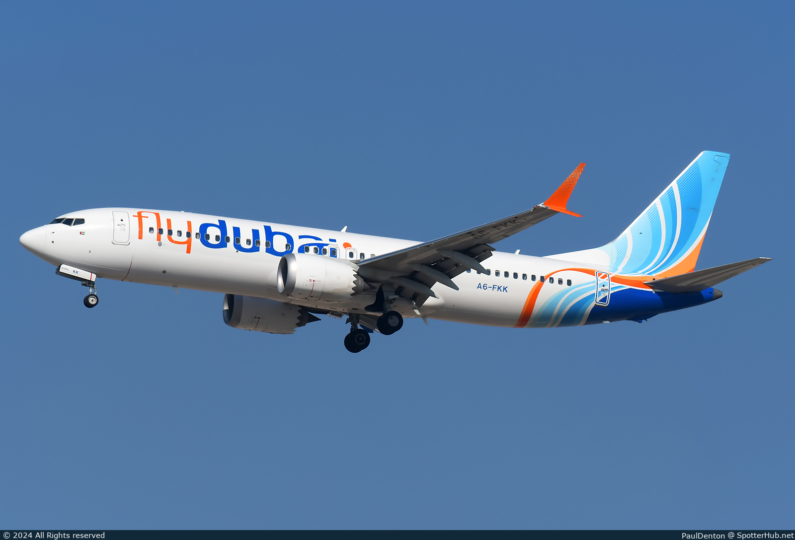 Photo of A6-FKK - Boeing 737 MAX 8 operated by flydubai