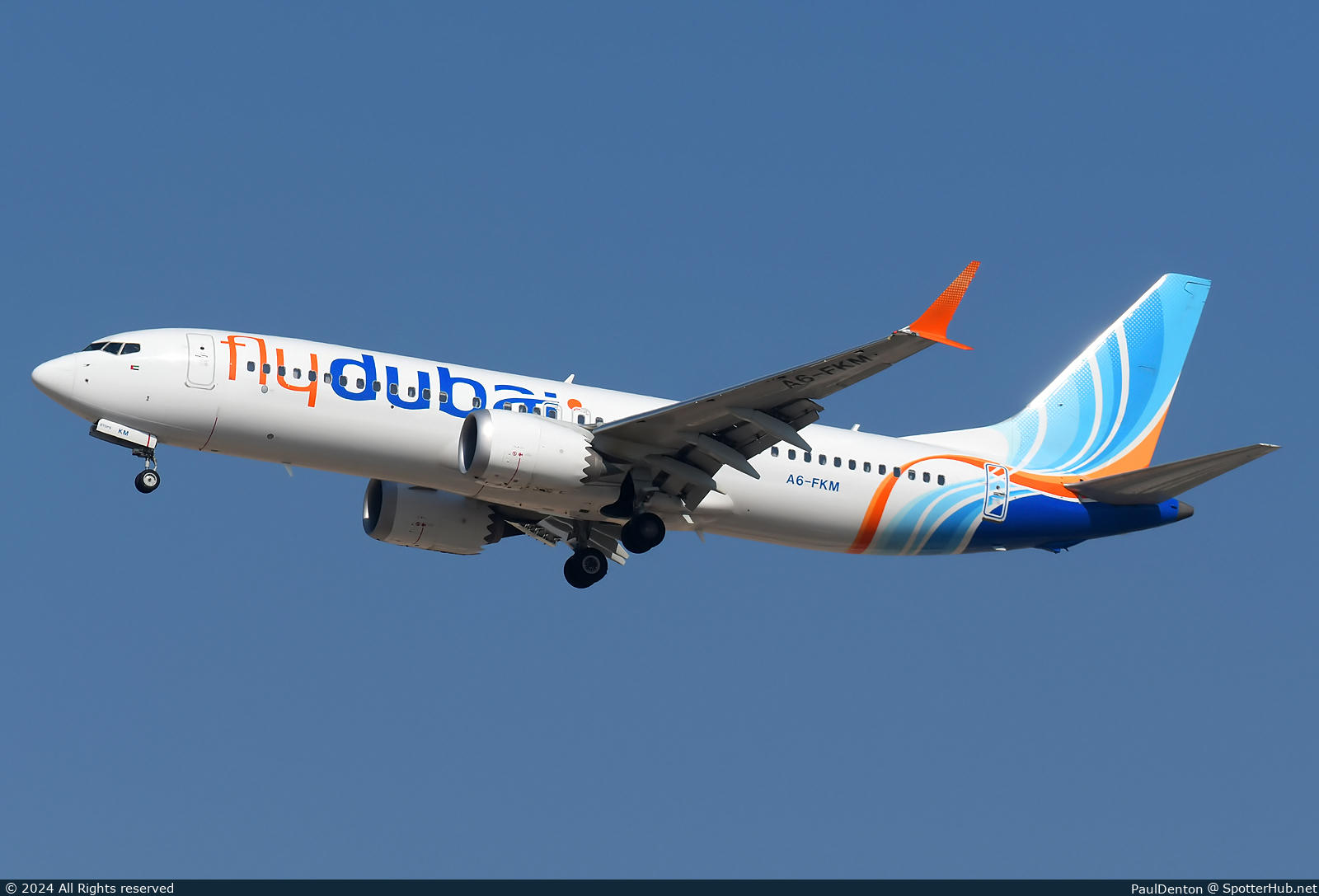 Photo of A6-FKM - Boeing 737 MAX 8 operated by flydubai