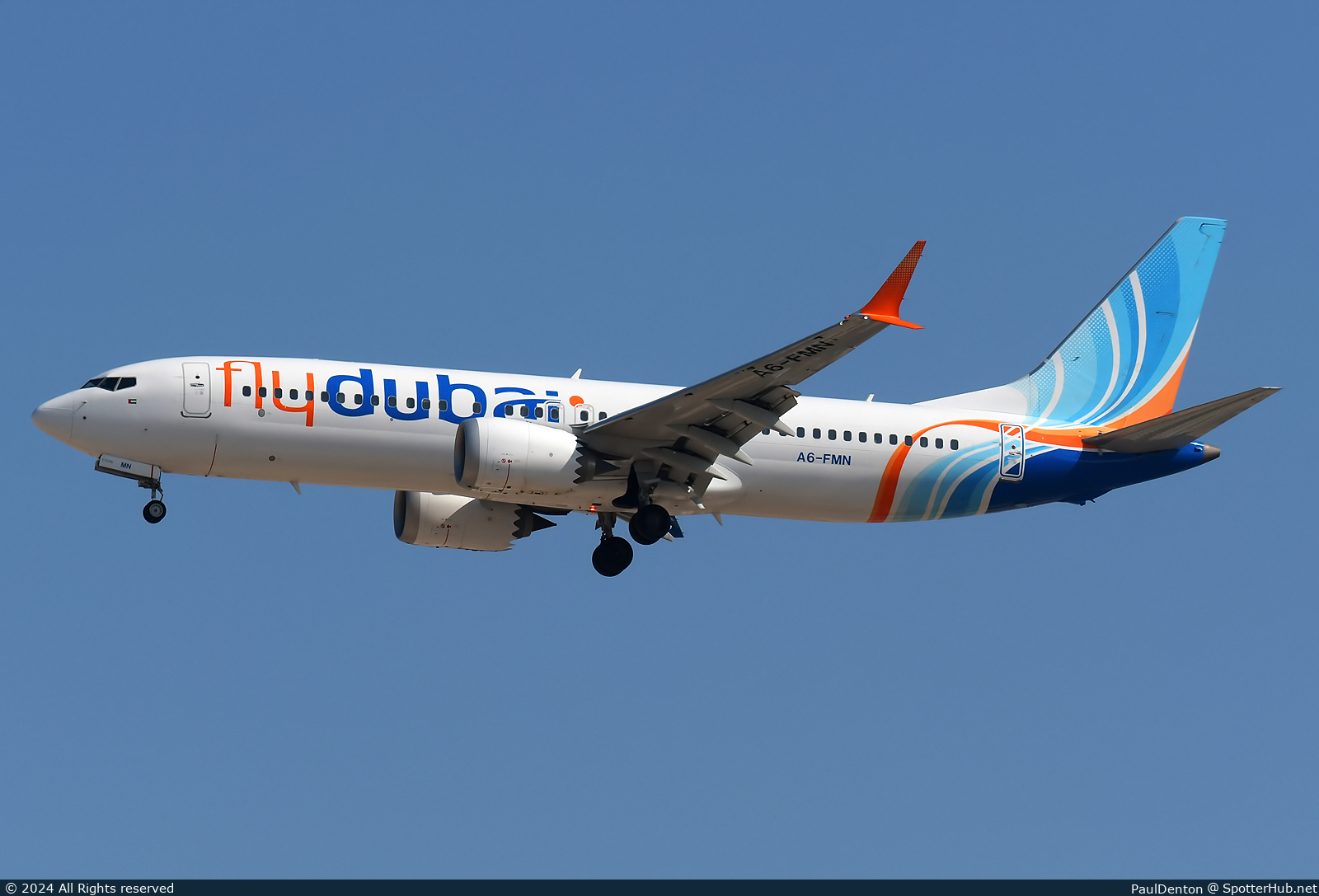 Photo of A6-FMN - Boeing 737 MAX 8 operated by flydubai