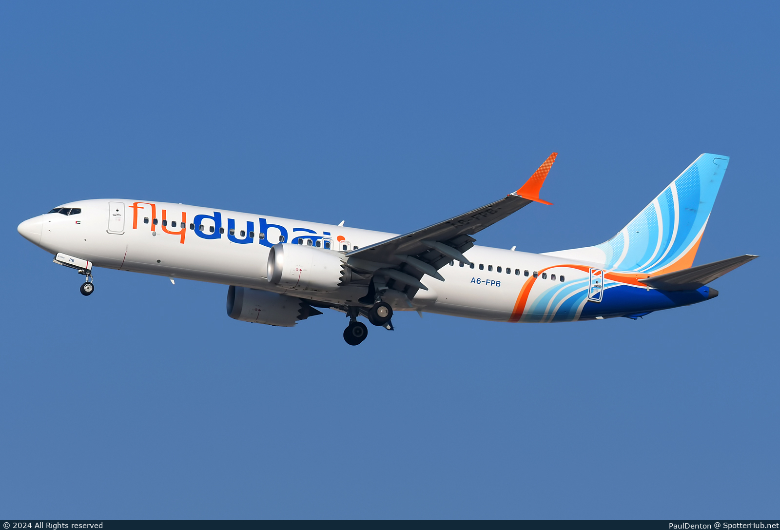 Photo of A6-FPB - Boeing 737 MAX 8 operated by flydubai