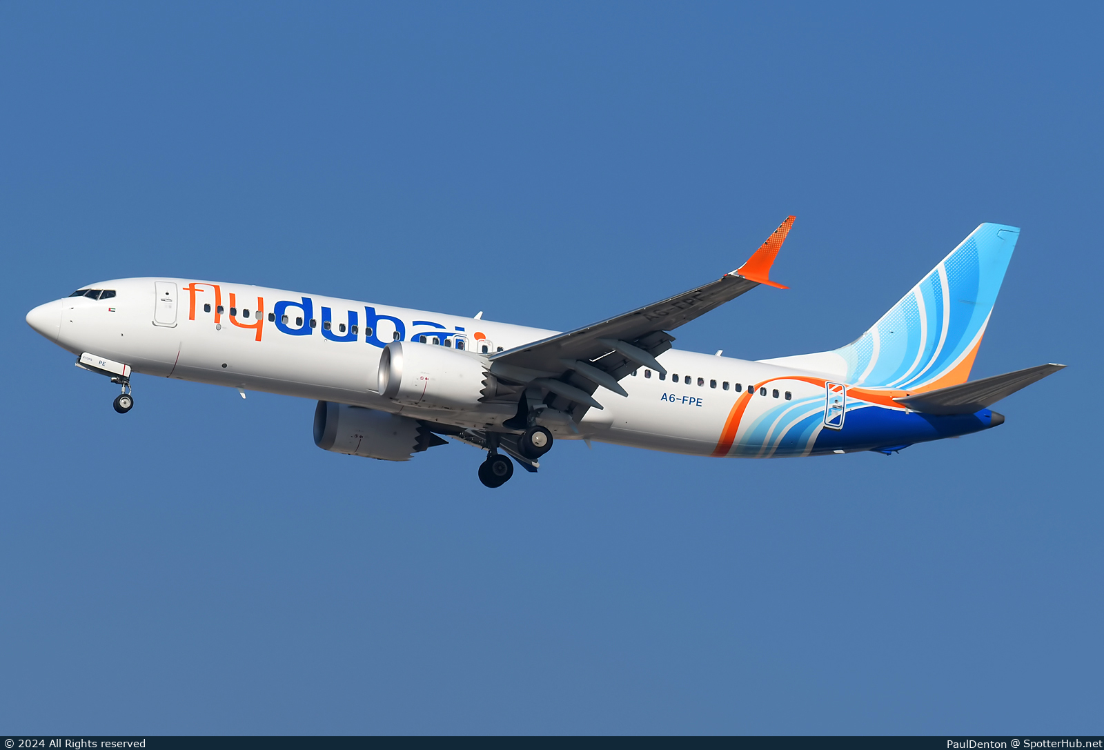 Photo of A6-FPE - Boeing 737 MAX 8 operated by flydubai