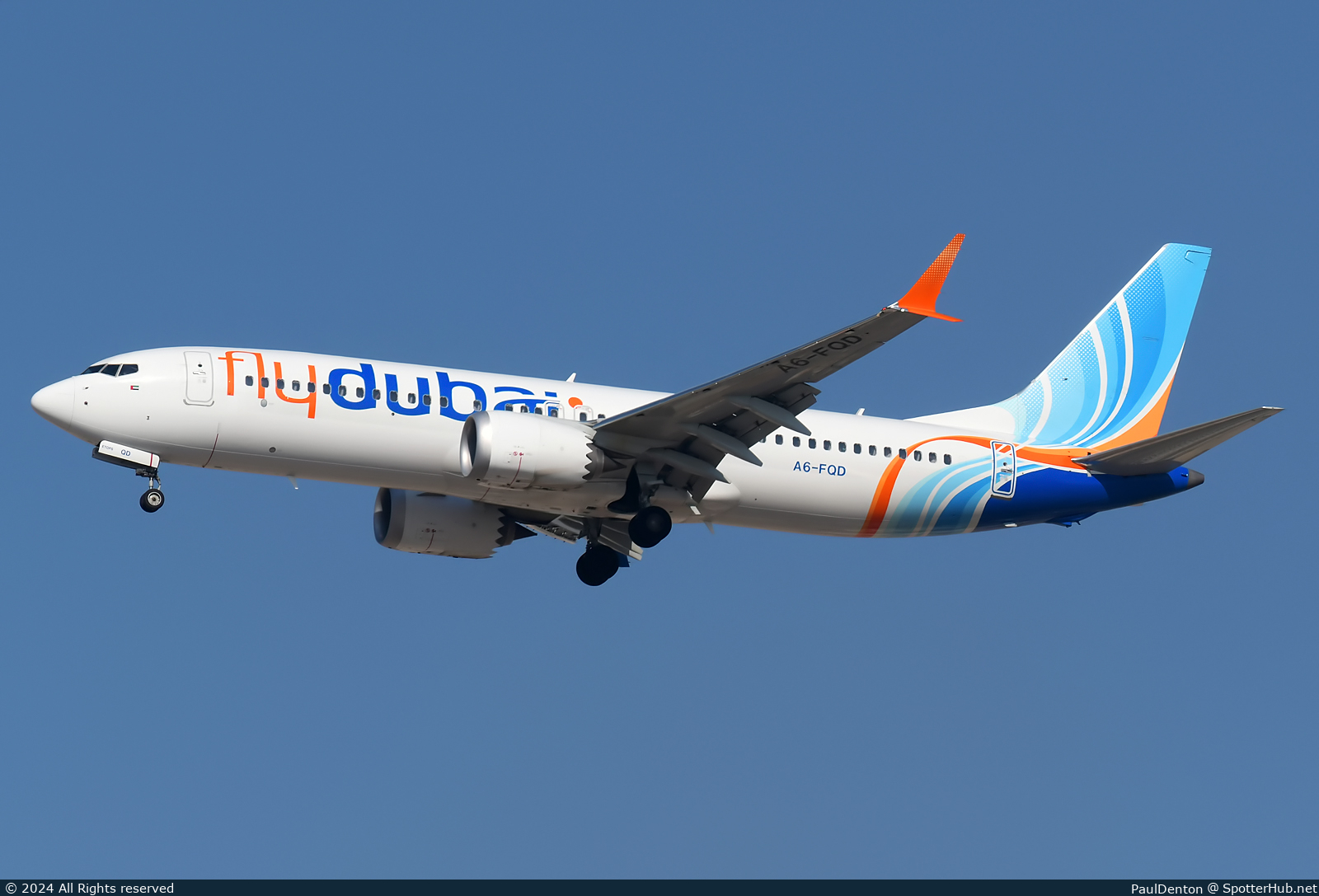 Photo of A6-FQD - Boeing 737 MAX 8 operated by flydubai