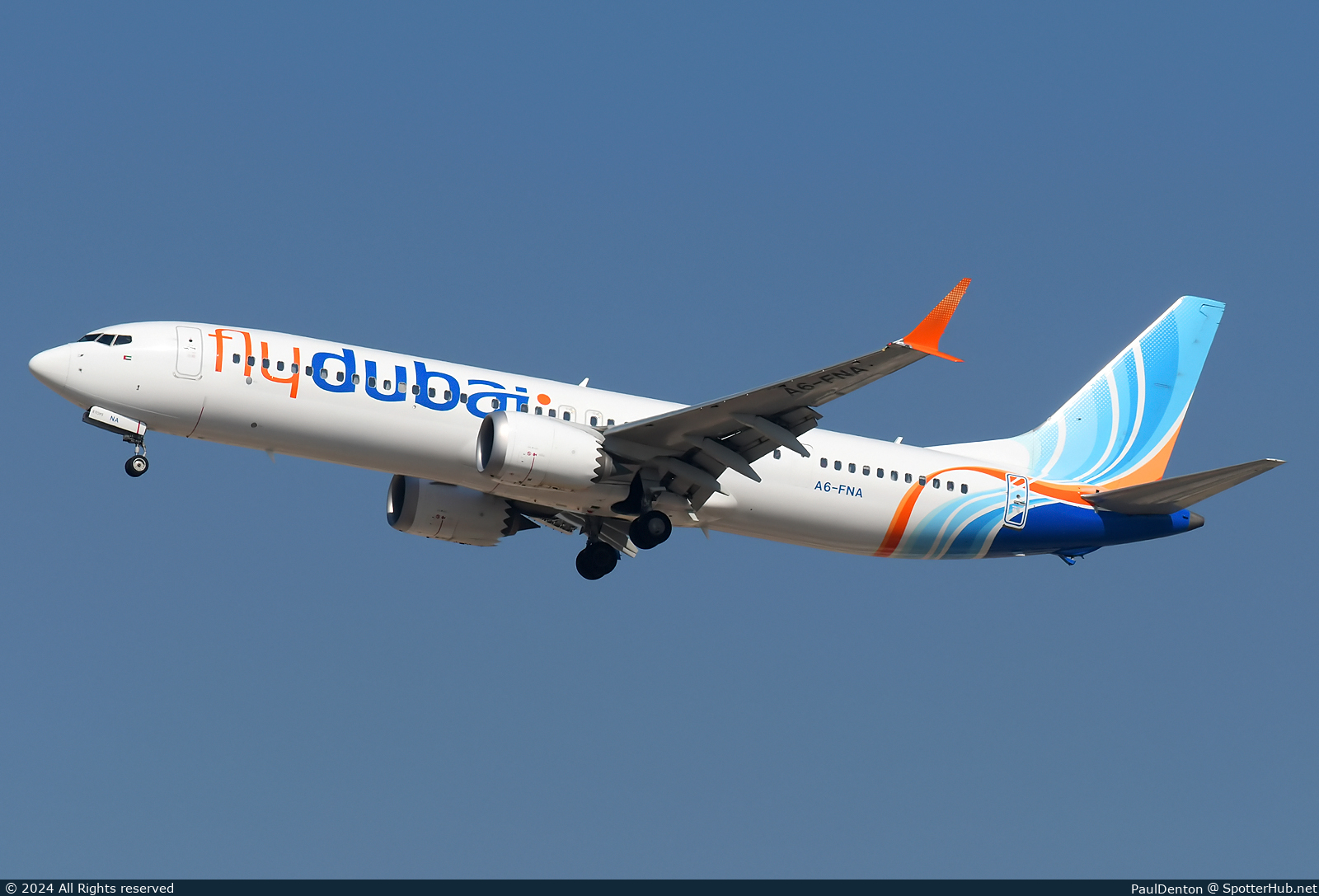 Photo of A6-FNA - Boeing 737 MAX 9 operated by flydubai