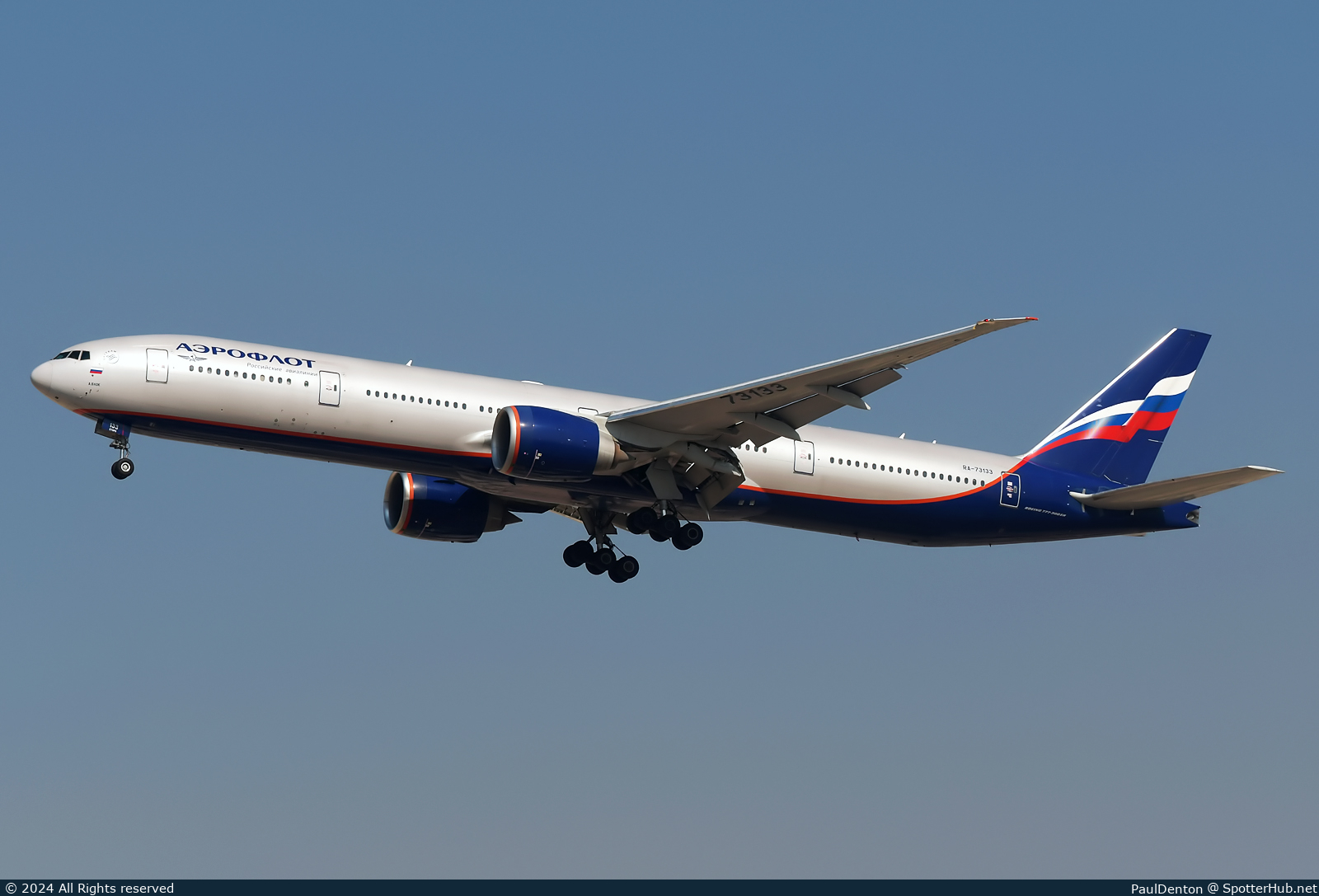 Photo of RA-73133 - Boeing 777-3M0(ER) operated by Aeroflot