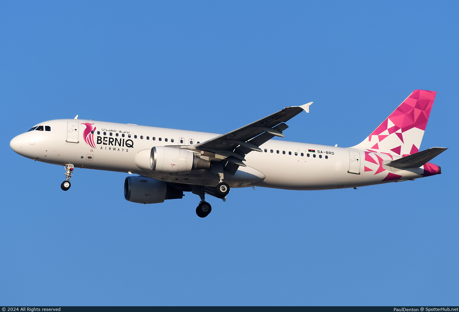 Photo of 5A-BRD - Airbus A320-214 operated by Berniq Airways