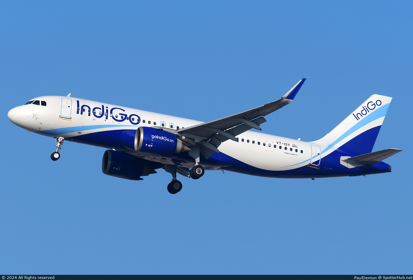 Photo of VT-ISY - Airbus A320-251N operated by IndiGo