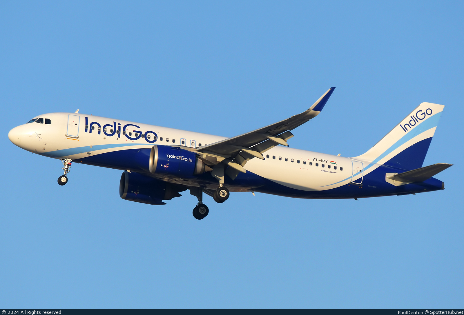 Photo of VT-IPT - Airbus A320-251N operated by IndiGo