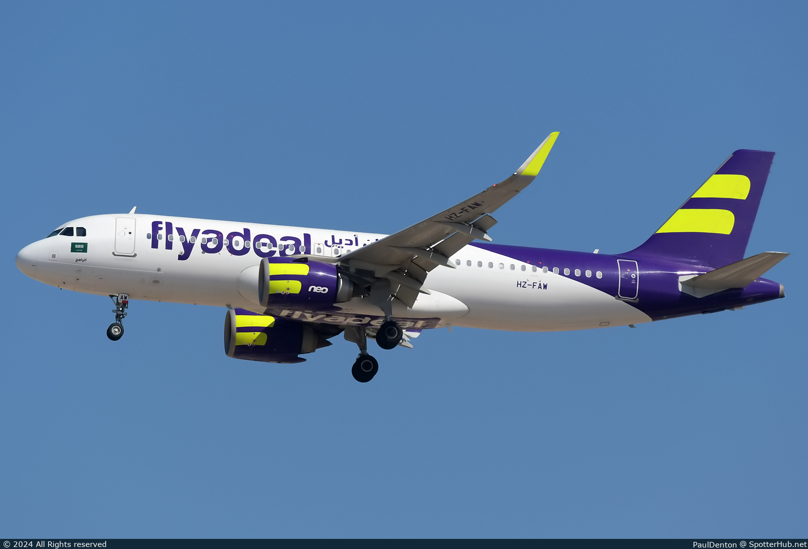 Photo of HZ-FAW - Airbus A320-251N operated by flyadeal