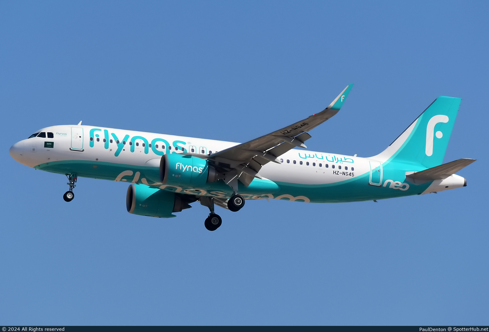 Photo of HZ-NS45 - Airbus A320-251N operated by Flynas