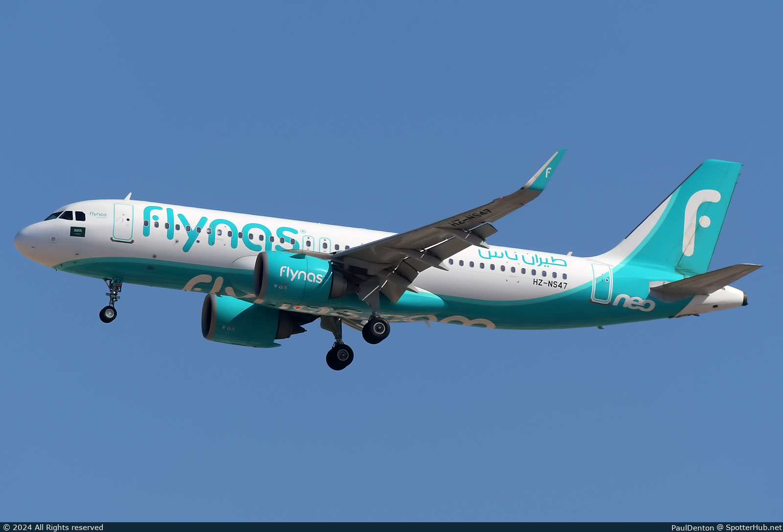 Photo of HZ-NS47 - Airbus A320-251N operated by Flynas