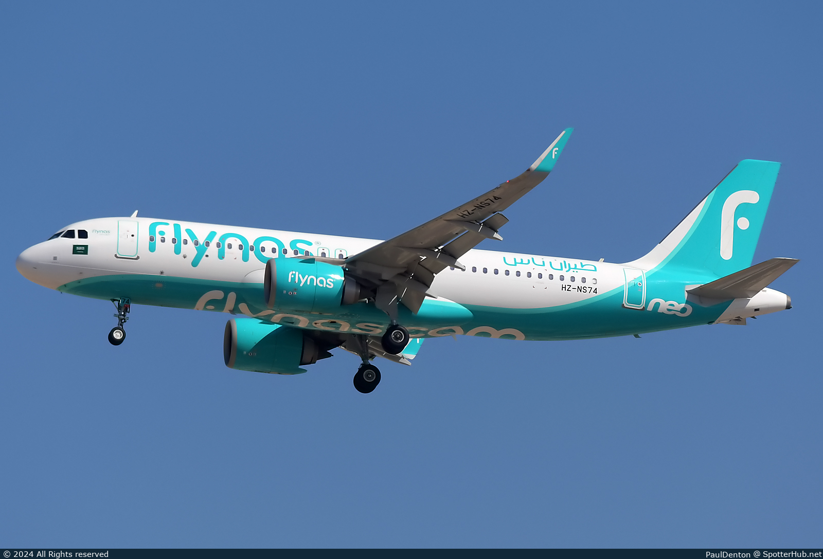 Photo of HZ-NS74 - Airbus A320-251N operated by Flynas