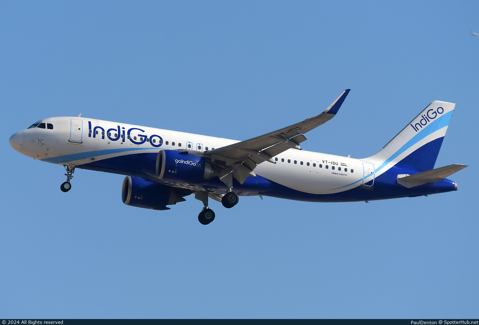 Photo of VT-ISU - Airbus A320-251N operated by IndiGo