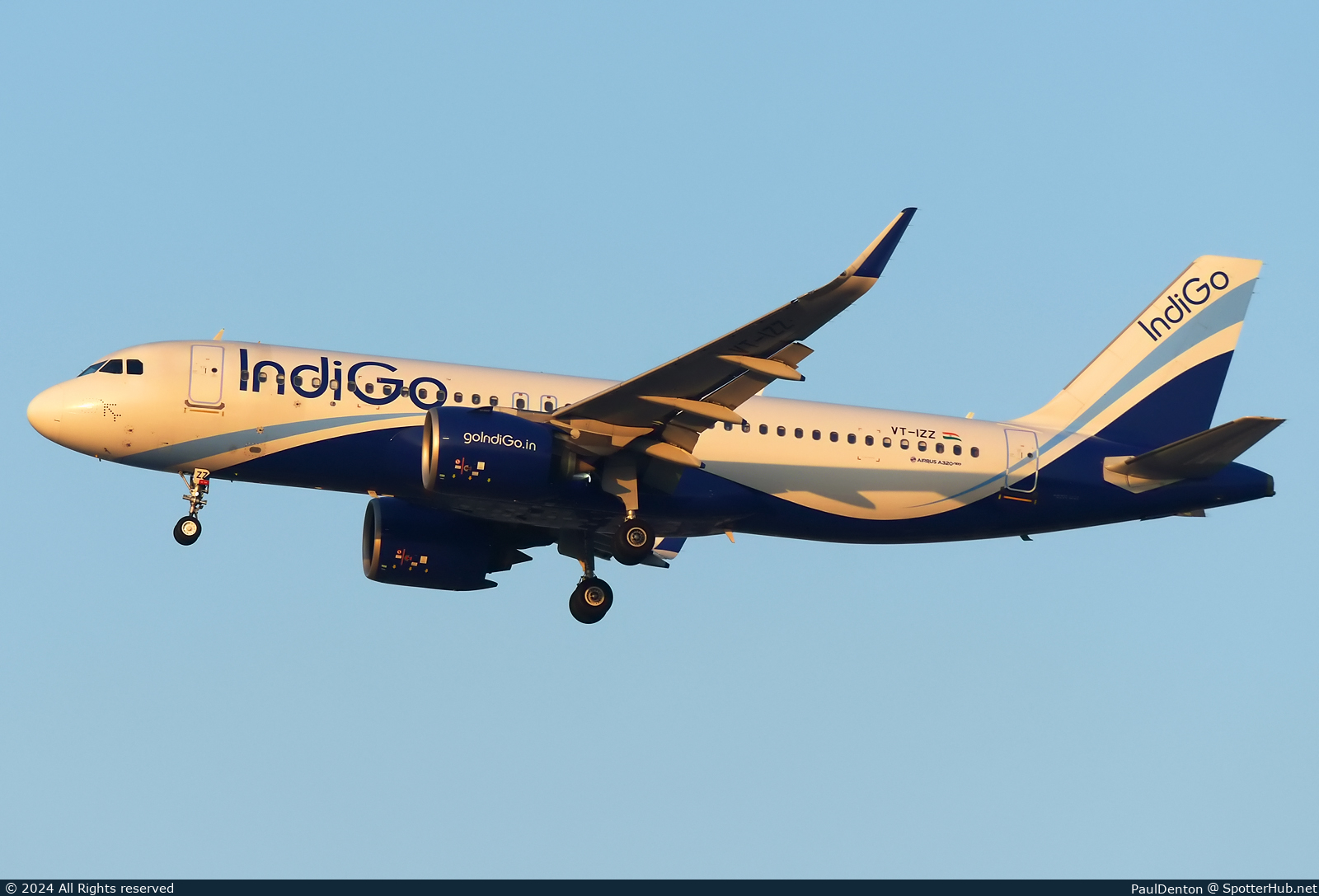 Photo of VT-IZZ - Airbus A320-271N operated by IndiGo