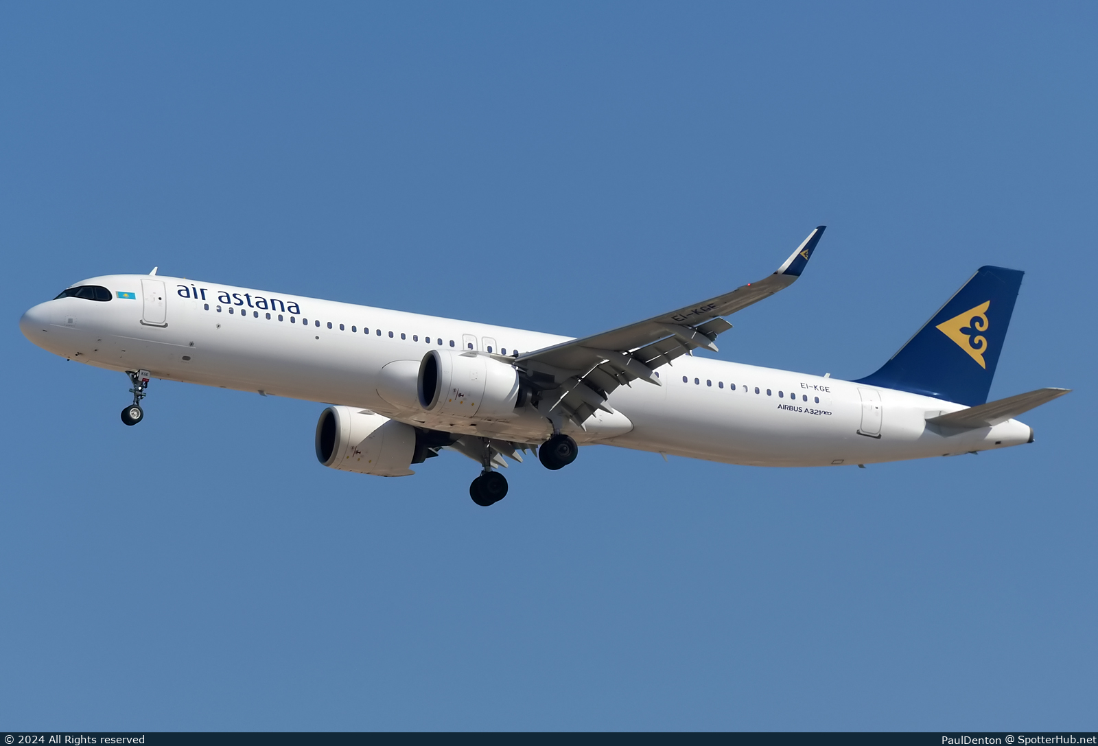 Photo of EI-KGE - Airbus A321-271NX operated by Air Astana