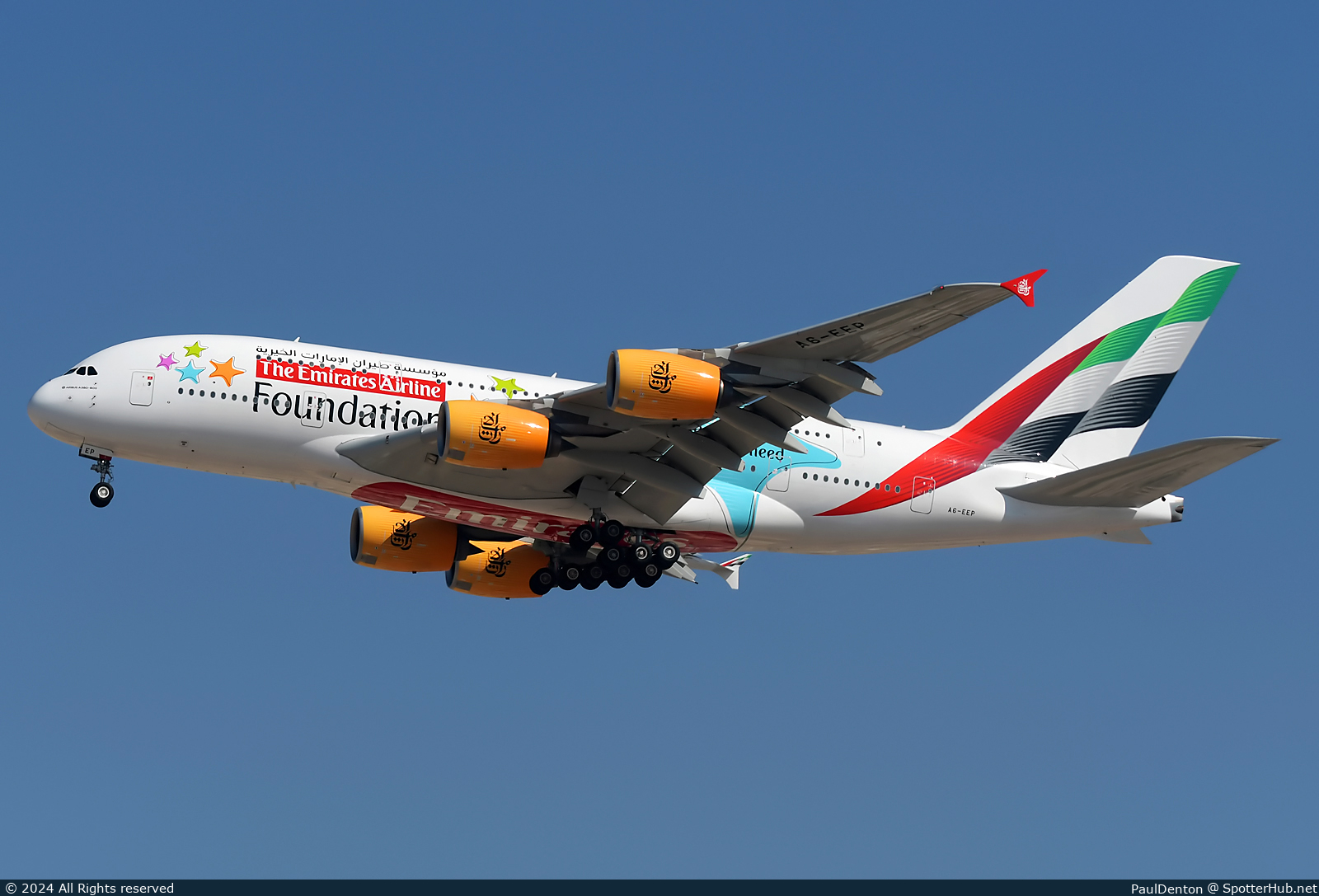Photo of A6-EEP - Airbus A380-861 operated by Emirates