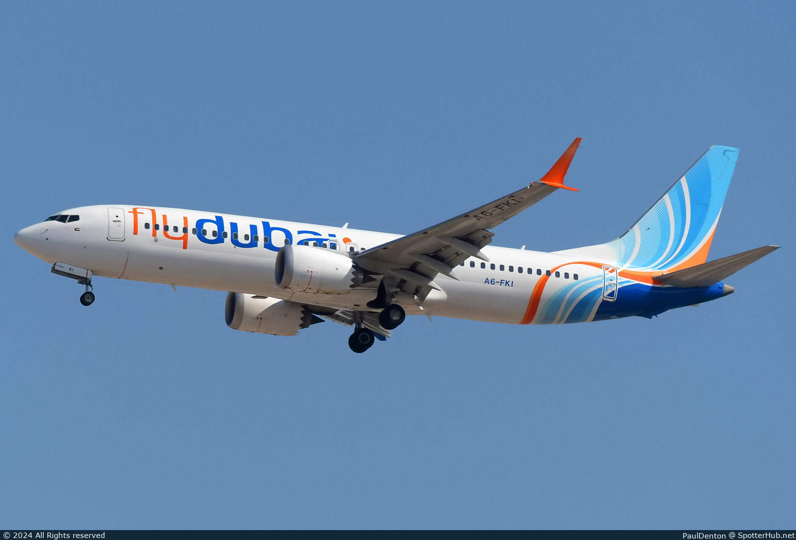 Photo of A6-FKI - Boeing 737 MAX 8 operated by flydubai