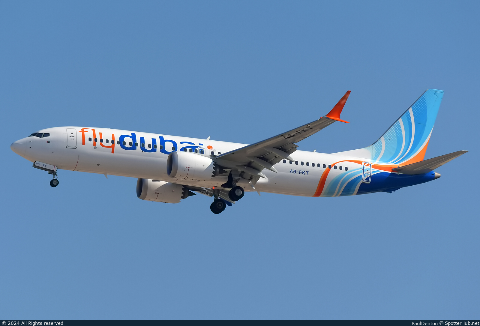 Photo of A6-FKT - Boeing 737 MAX 8 operated by flydubai