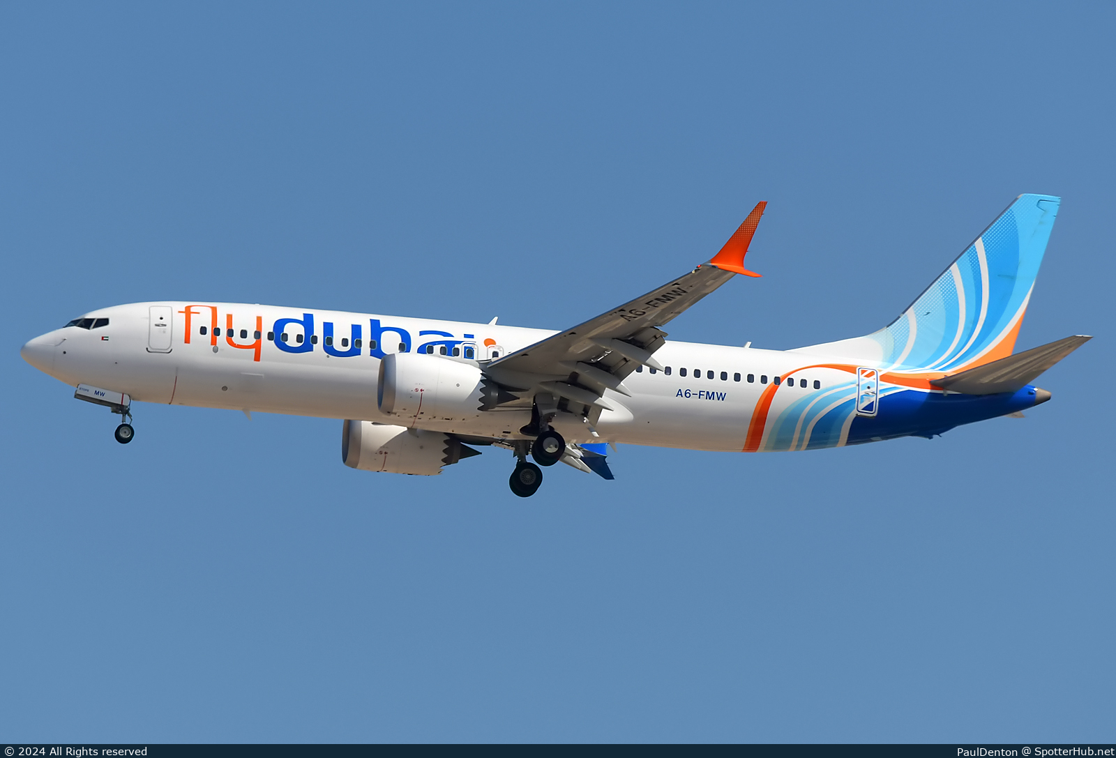 Photo of A6-FMW - Boeing 737 MAX 8 operated by flydubai