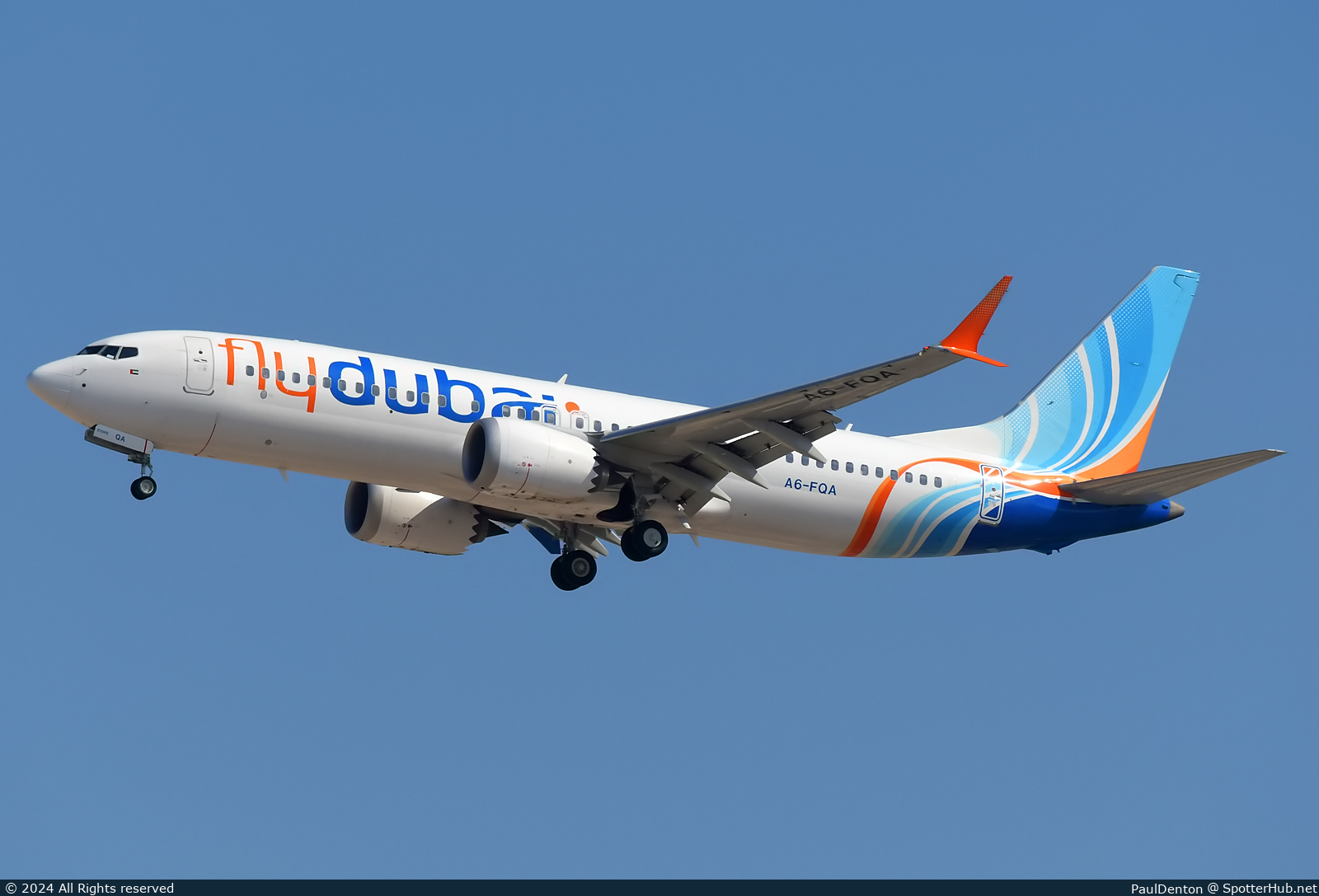 Photo of A6-FQA - Boeing 737 MAX 8 operated by flydubai