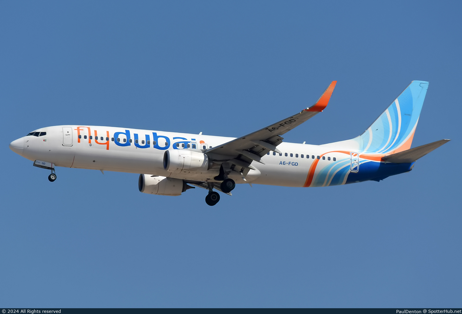 Photo of A6-FGD - Boeing 737-8KN operated by flydubai