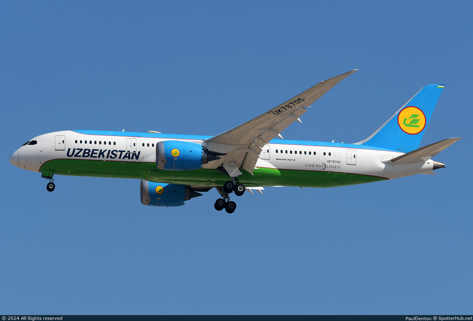 Photo of UK78705 - Boeing 787-8 Dreamliner operated by Uzbekistan Airways