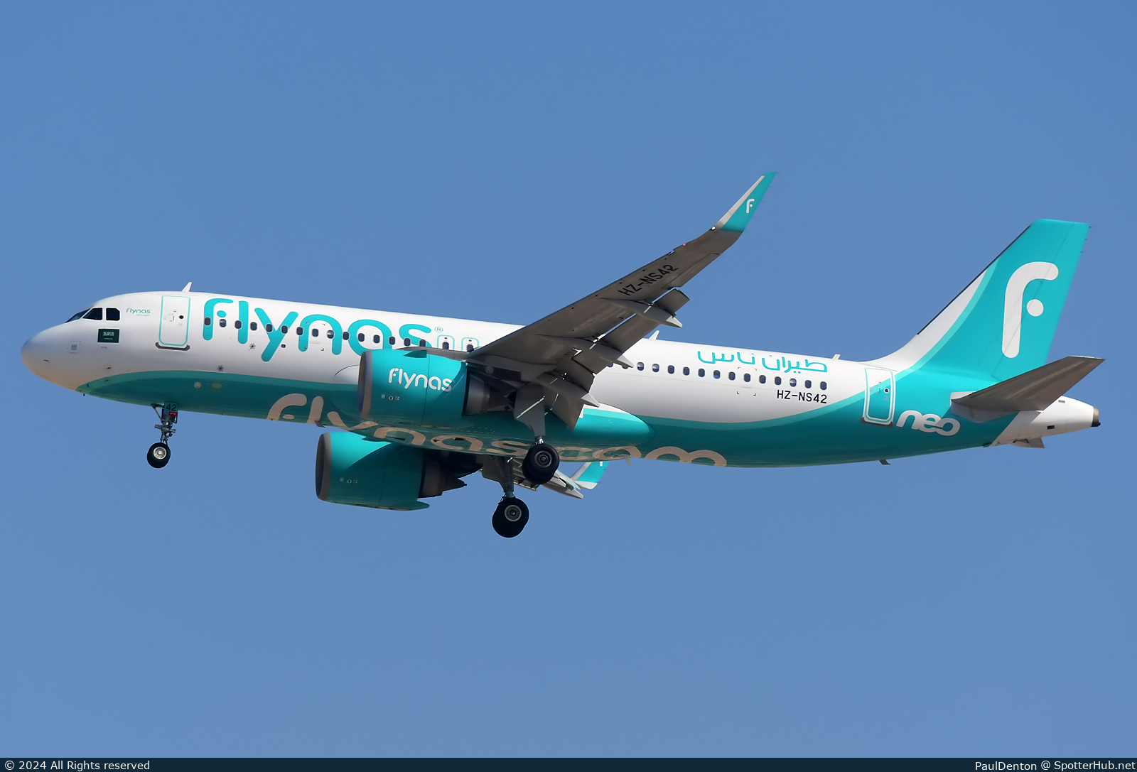 Photo of HZ-NS42 - Airbus A320-251N operated by Flynas