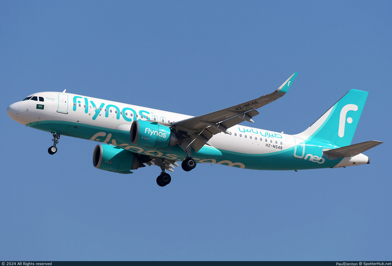 Photo of HZ-NS48 - Airbus A320-251N operated by Flynas