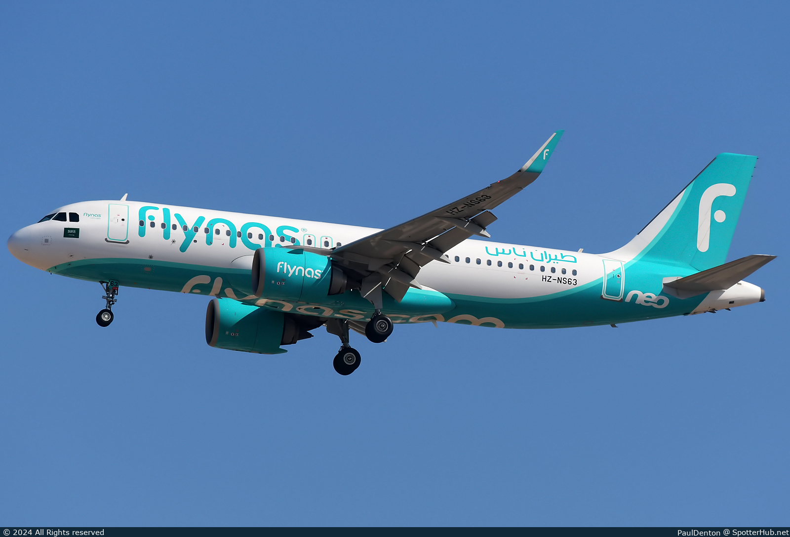 Photo of HZ-NS63 - Airbus A320-251N operated by Flynas