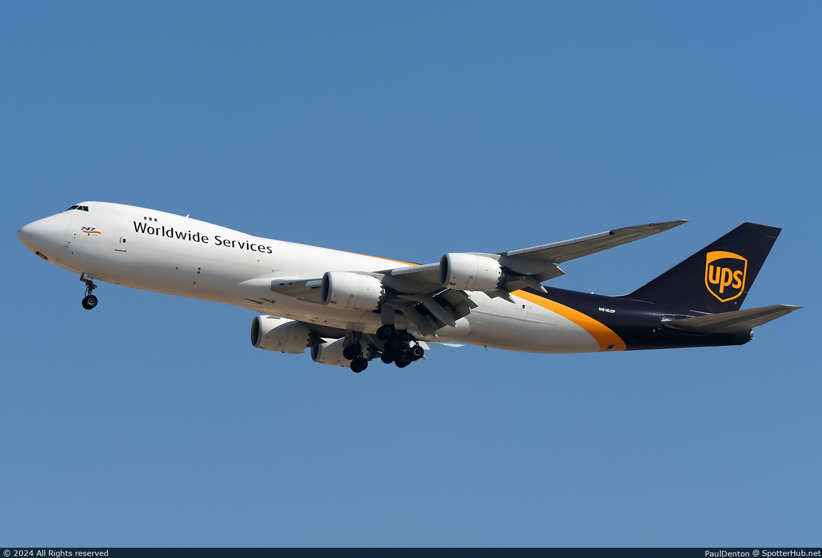 Photo of N616UP - Boeing 747-84AF operated by UPS United Parcel Service