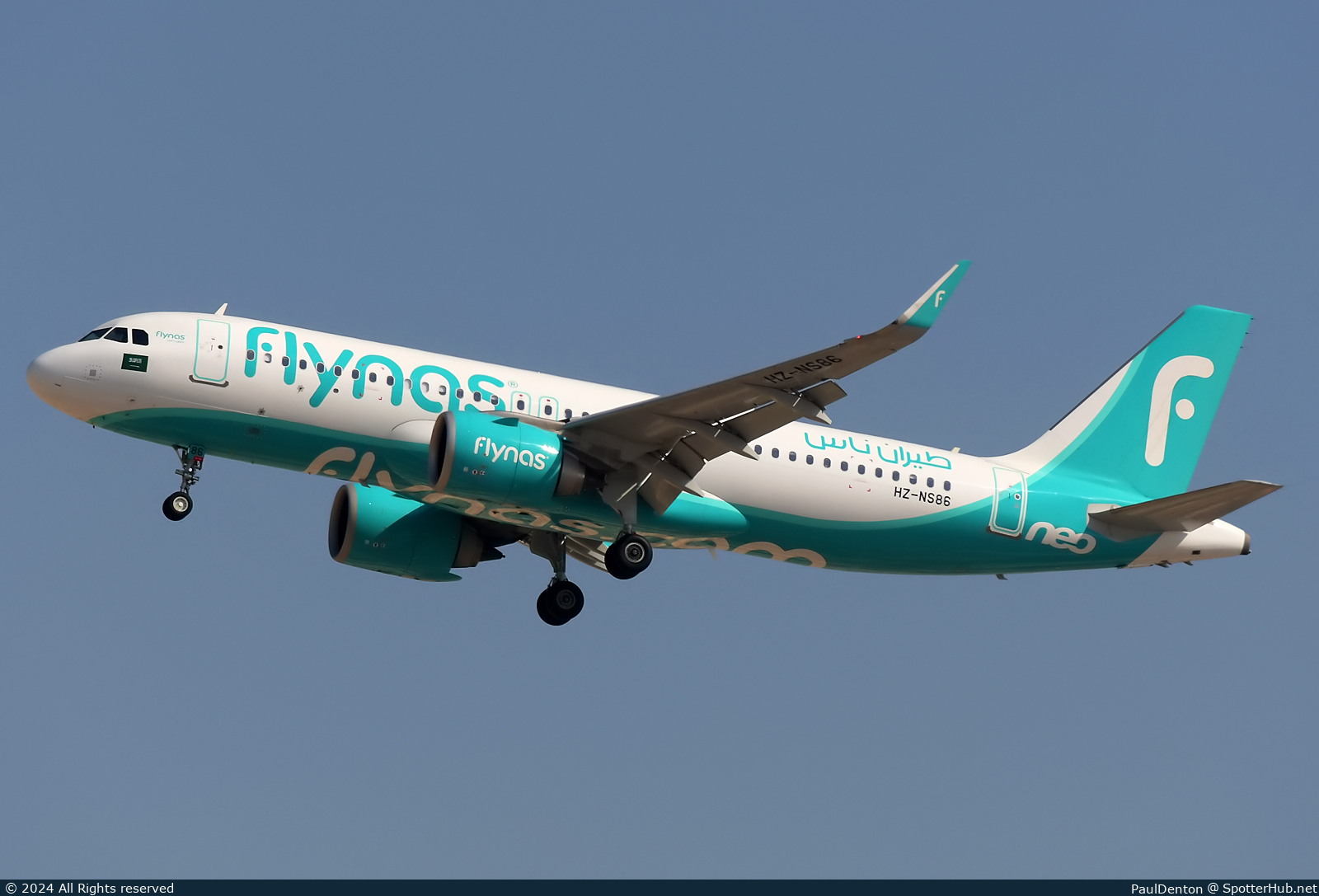 Photo of HZ-NS86 - Airbus A320-251N operated by Flynas