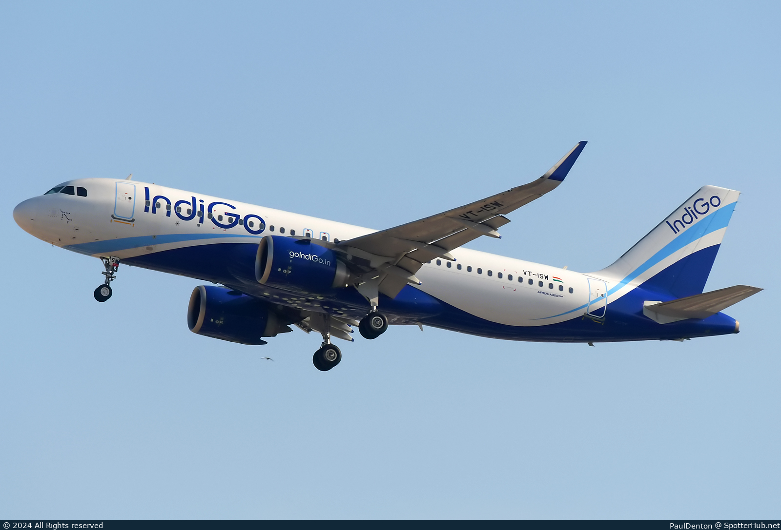 Photo of VT-ISW - Airbus A320-251N operated by IndiGo