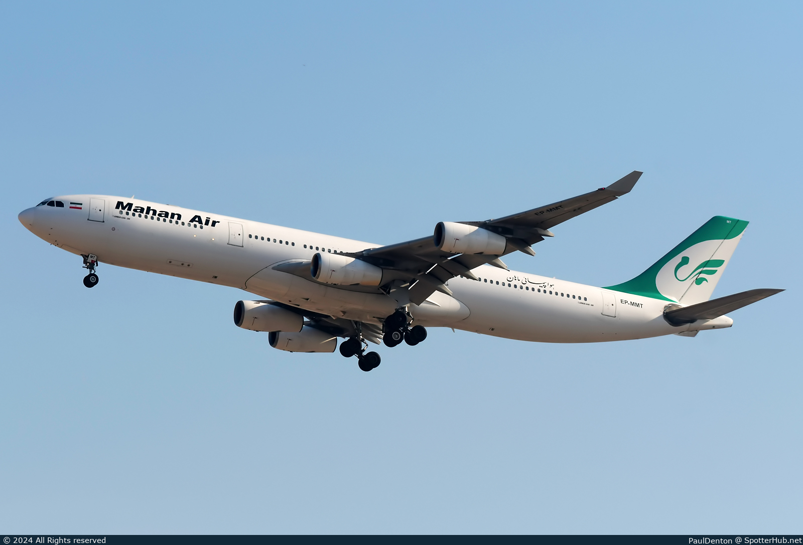 Photo of EP-MMT - Airbus A340-313 operated by Mahan Air