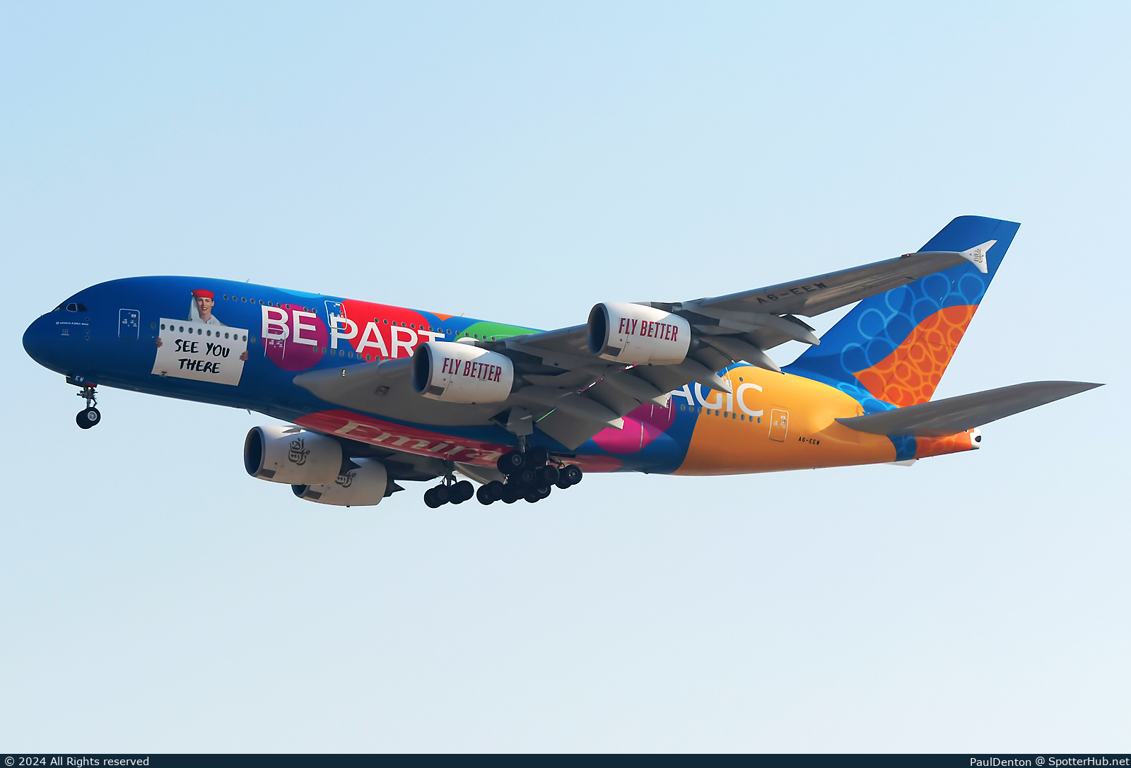 Photo of A6-EEW - Airbus A380-861 operated by Emirates