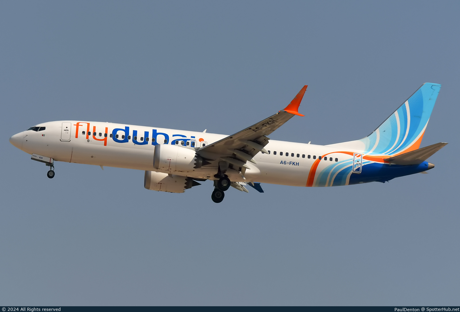 Photo of A6-FKH - Boeing 737 MAX 8 operated by flydubai