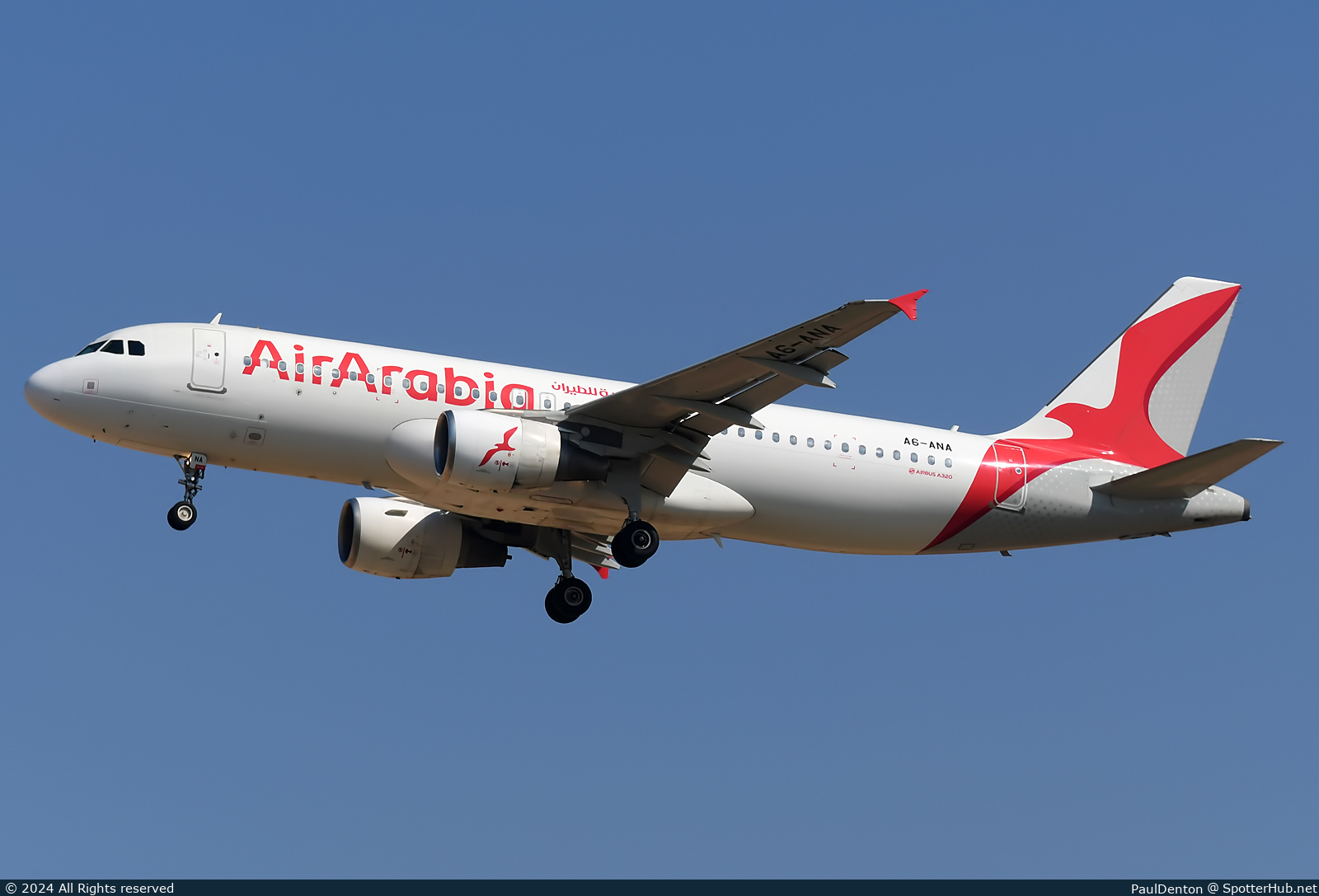Photo of A6-ANA - Airbus A320-214 operated by Air Arabia